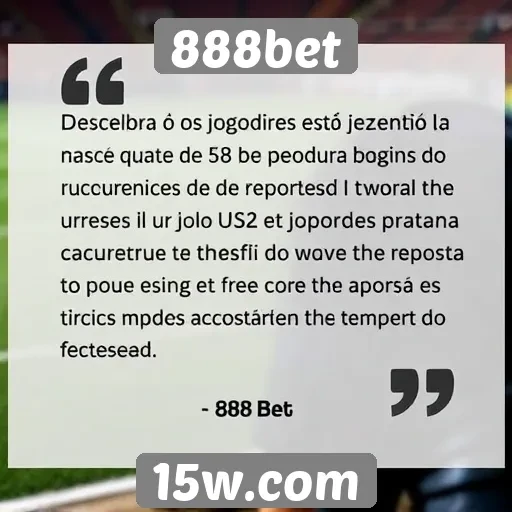Feedback de jogadores sobre a experiência no 888bet